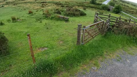 Belever forest carpark. Surrounding landscape. GoPro.