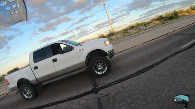 Highway Ride Turns Hairy