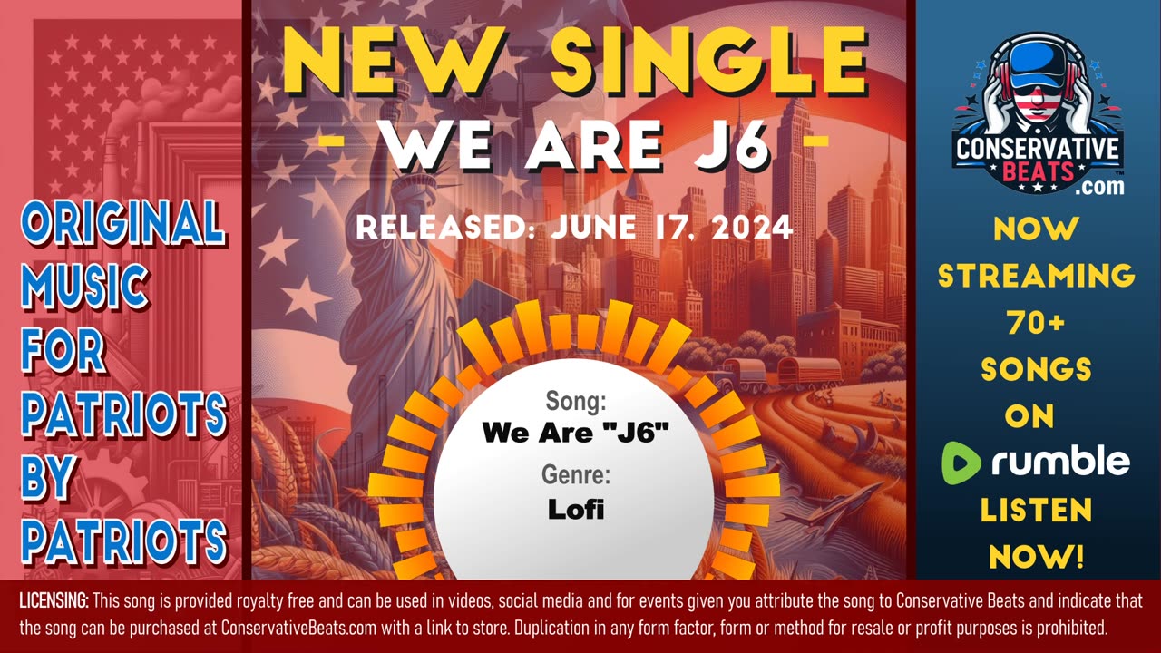 Conservative Beats – LOFI – Song Title: We Are “J6”