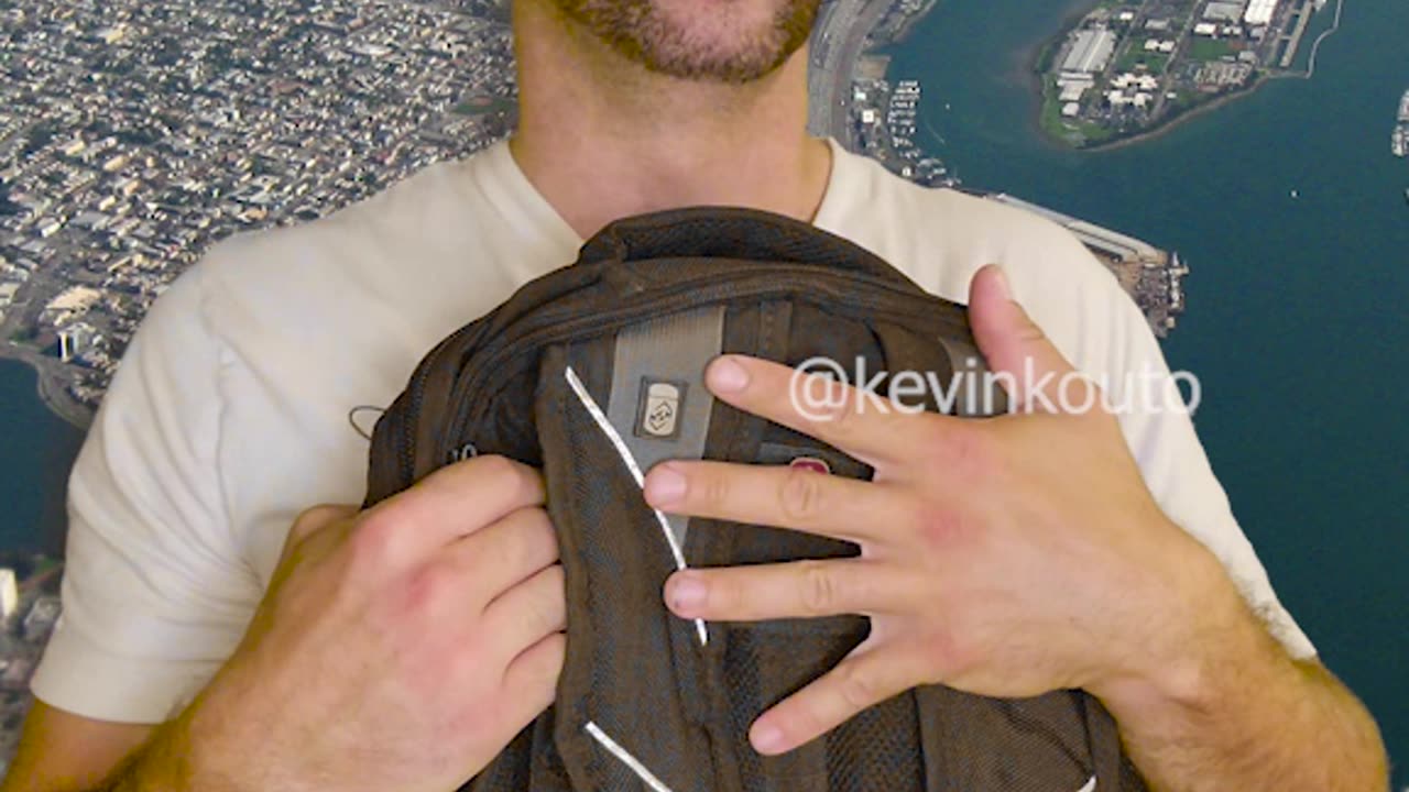 Guy forgets his parachute