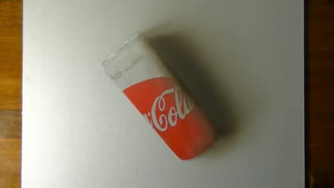 Spray Color On The Picture Cola Bottle