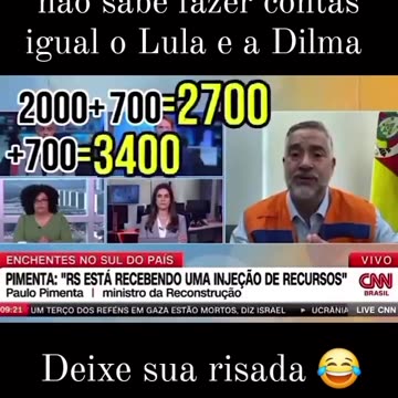 Olha o nível de matemática básico deles. Burro !