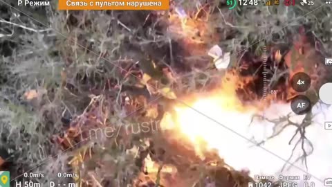 Russian FPV drones drop grenades on Ukrainian forces in Kursk