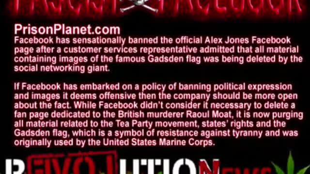 Flashback: Facebook Bans Tea Party Material, Deletes Alex Jones Accounts