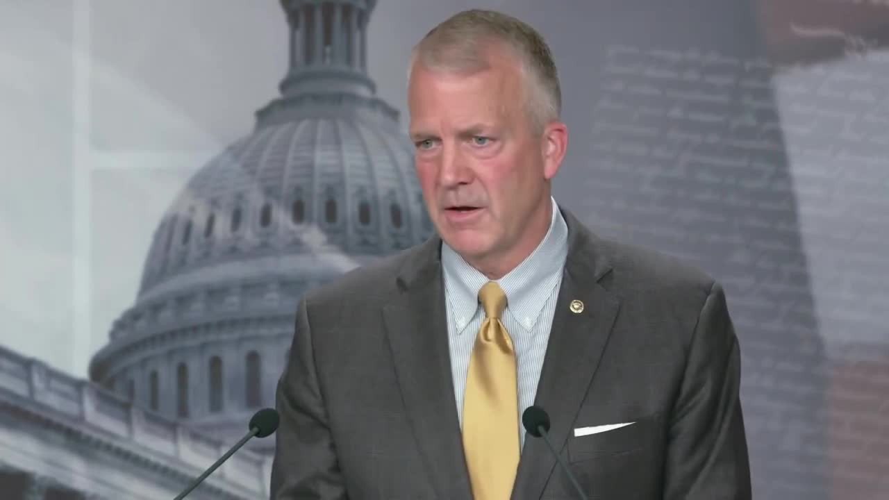 Sen. Dan Sullivan (R-Alaska) leads a press conference on NEPA reform - August 2, 2022