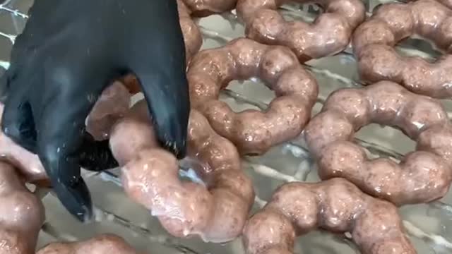 Enough glaze Anyone tried this mochi donut before
