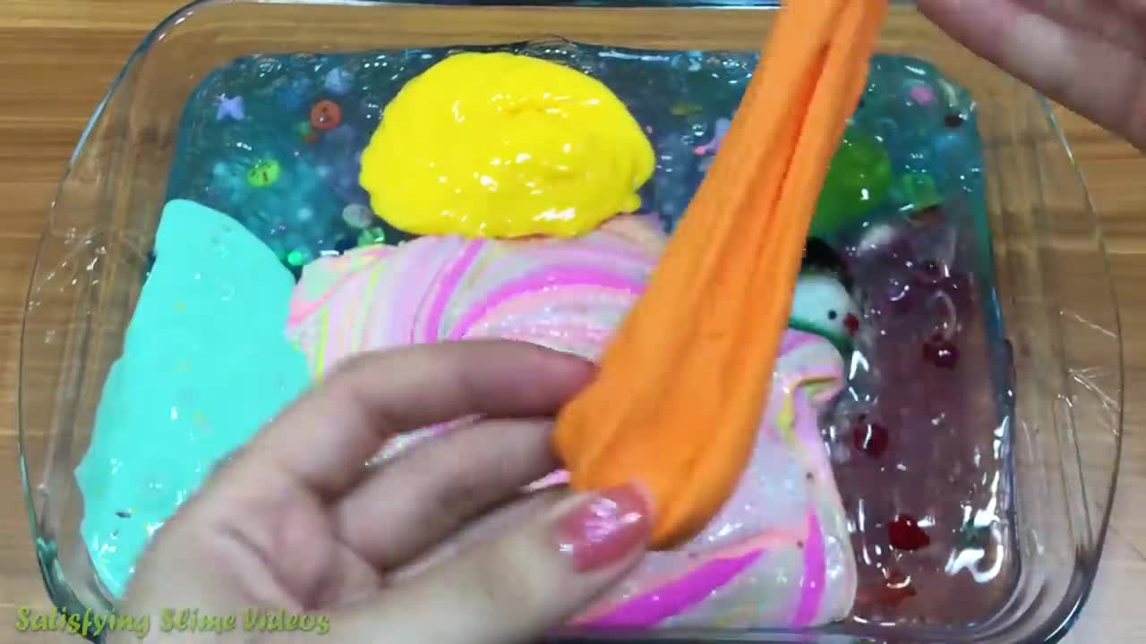 Mixing Random Things into Store Bought Slime ! Slimesmoothie Satisfying Slime Vi
