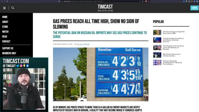 GAS HITS ALL TIME RECORD, BIDEN BLOCKED OIL LEASES AND NOW GAS MIGHT HIT OVER 10$ PER GALLON