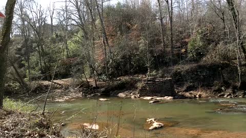 Rushing water creek