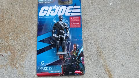 GI Joe Limited Edition Set of 6 Figures - Dollar Tree Find - Snake Eyes Movie - Mini Figures
