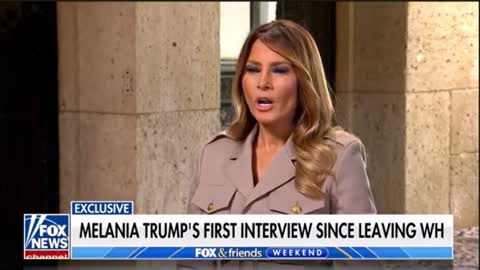 First Lady Melania Trump interview