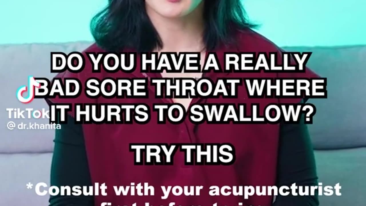 Get rid of your sore throat almost IMMEDIATELY