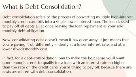 The Ultimate Guide To Debt Consolidation