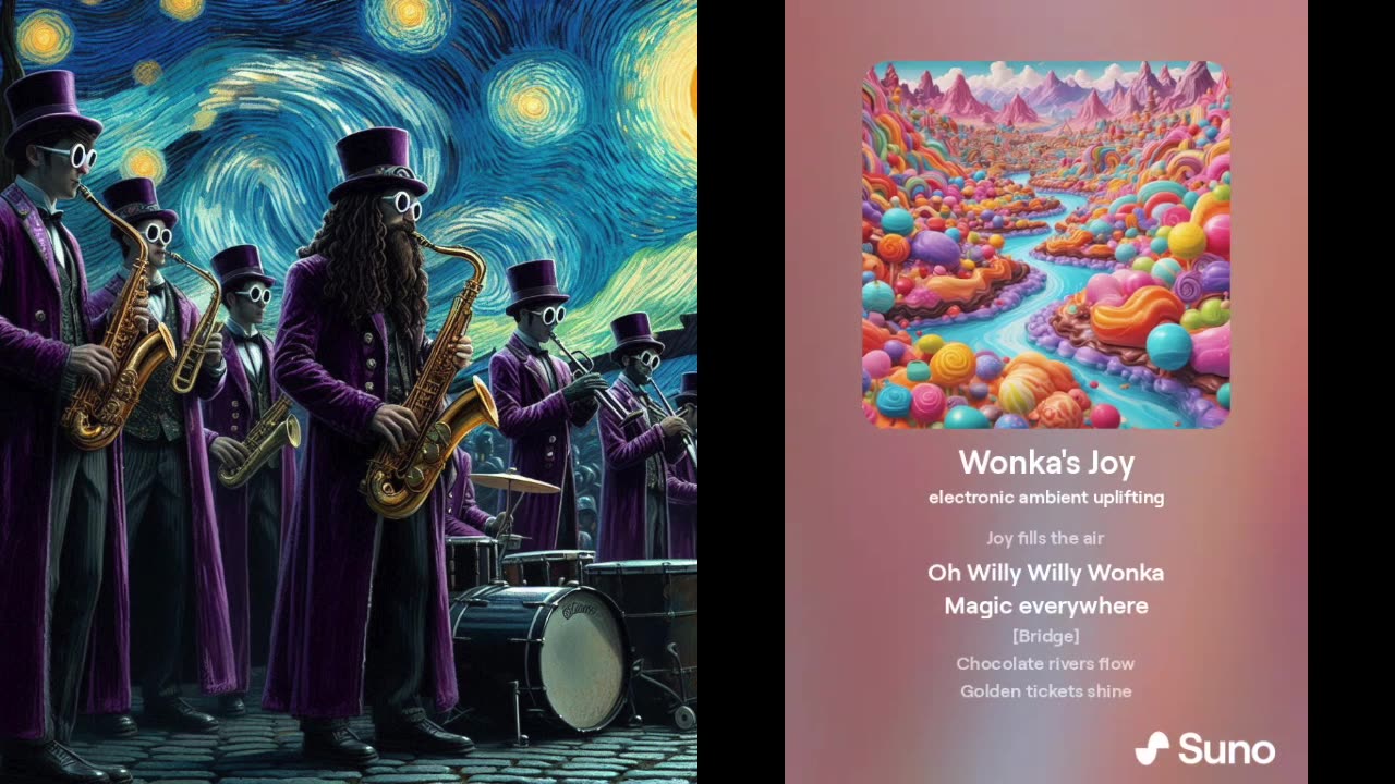 Wonkas Joy Ai music video