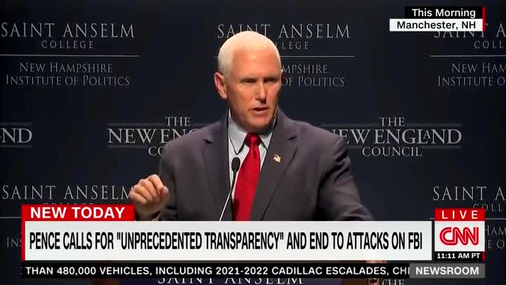 Mike Pence: We Can Hold AG Garland Accountable Without Attacking Law Enforcement, FBI