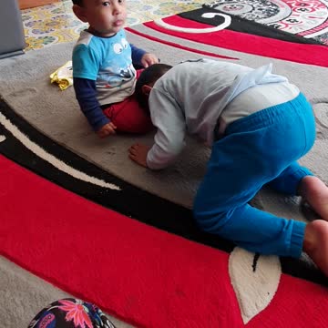 My 2 little cutest baby funny video