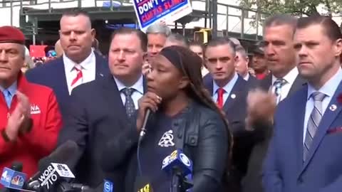 Passionate speech on the right to choose. New York firefighters deserve freedom.