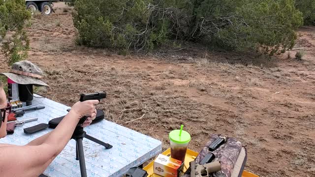 My Bride shooting her 9mm pistols