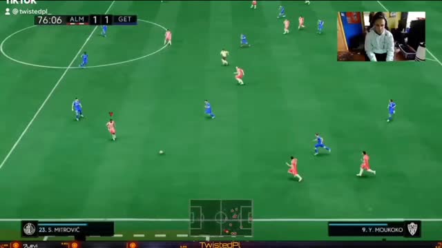 When you score a late winner in fifa