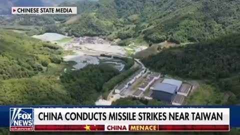 China Conducts Missile Strikes Near Taiwan.