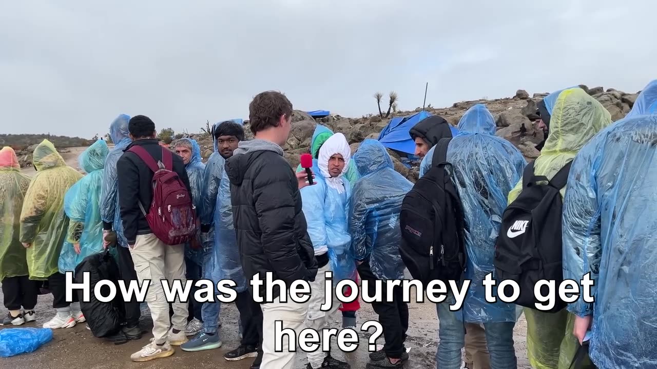 Meanwhile at the US Border - Discovered a Hidden Migrant Camp in America