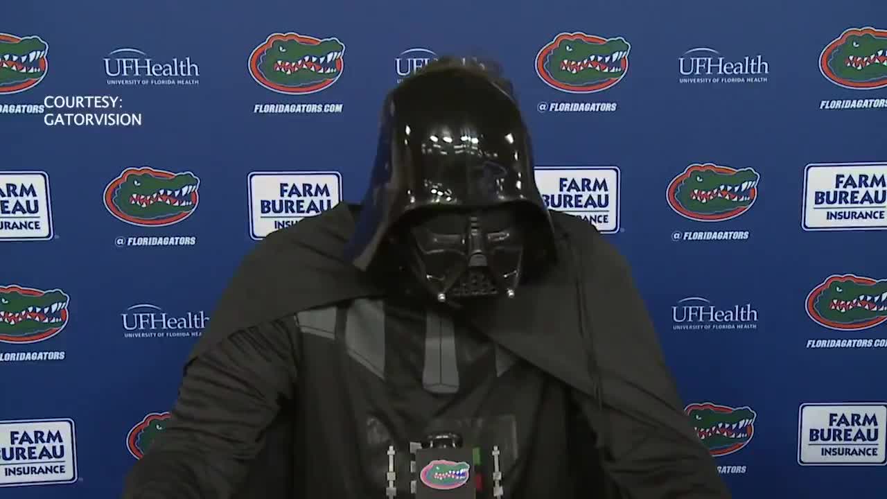 Football game has halftime brawl, wild comeback, and a coach dressed as Darth Vader