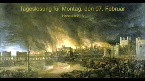 Tageslosung für Montag, den 07. Februar