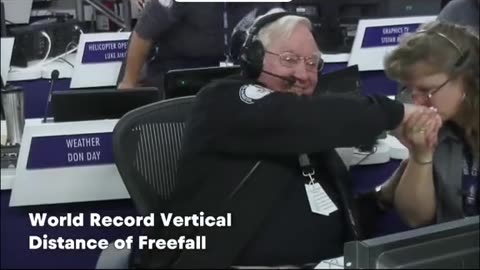 Felix first human jumped from space to earth