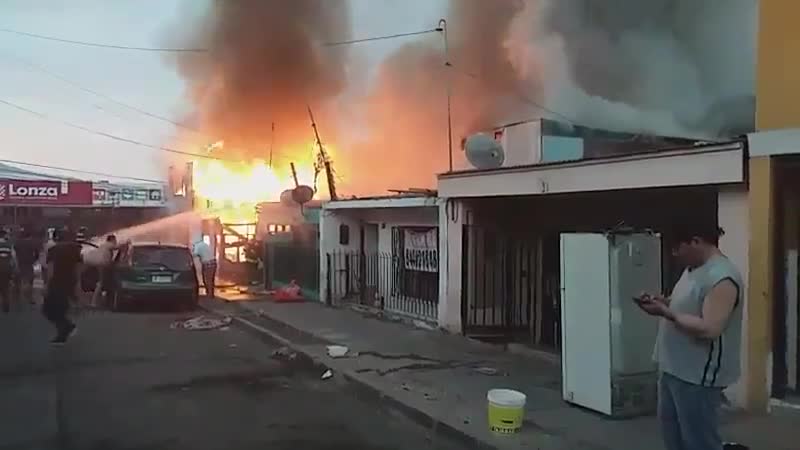 Fire is declared in Diego Portales