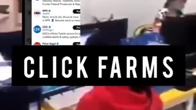 Ever wonder why false information is always trending? Click Farms!