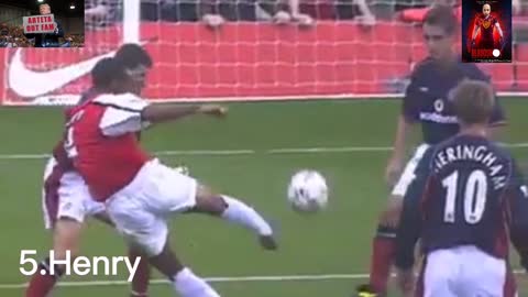 10 Arsenal players and their best goals for the team