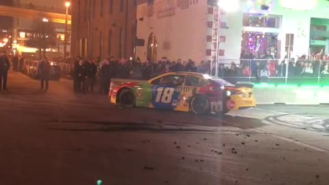 Kyle Busch at Burnouts On Broadway