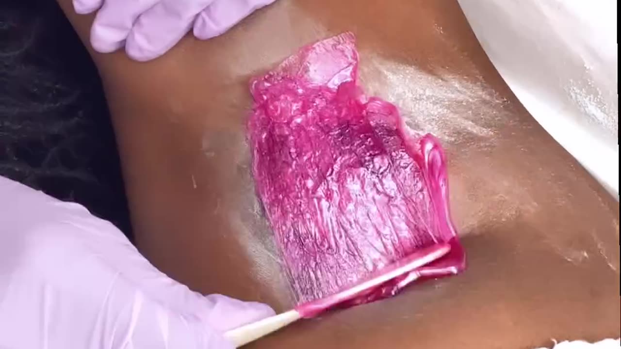 Underarm Waxing Tutorial with Sexy Smooth Tickled Pink Hard Wax | Presented by Q’Nique Aesthetics