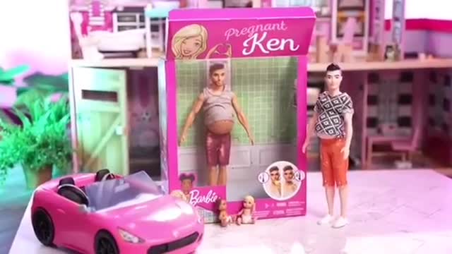 KENT Le mari de Barbie enceint (une parodie sur la folie transe-humanisme?)