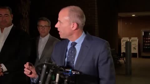 Alleged Woman Beater Michael Avenatti Holds Press Conference