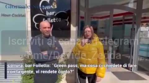 Bar Folletto : Ci siamo scordati dell'amore! ‼️BASTA VIVERE NELLA PAURA! BASTA CON IL GREEN PASS!‼️