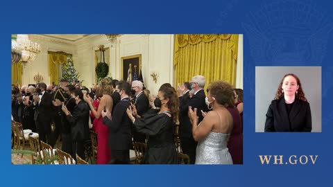 President Biden and the First Lady Host the Kennedy Center Honorees Reception