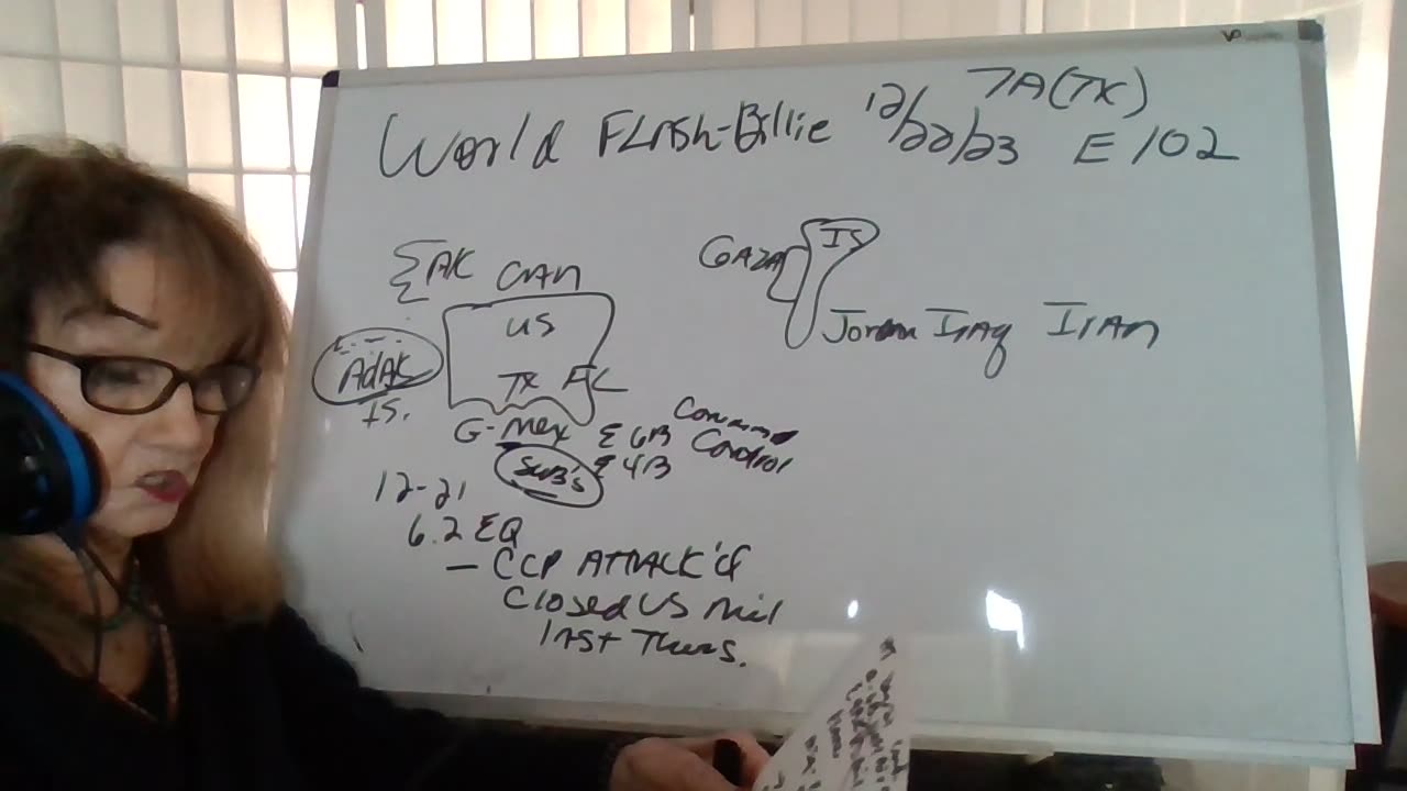 122223 7A (TX) US MIL TAKE DN CCP ATTACK IN AK! US MIL-G OF MEX-SUB E! ISRAEL ATTACK IRAN! W102