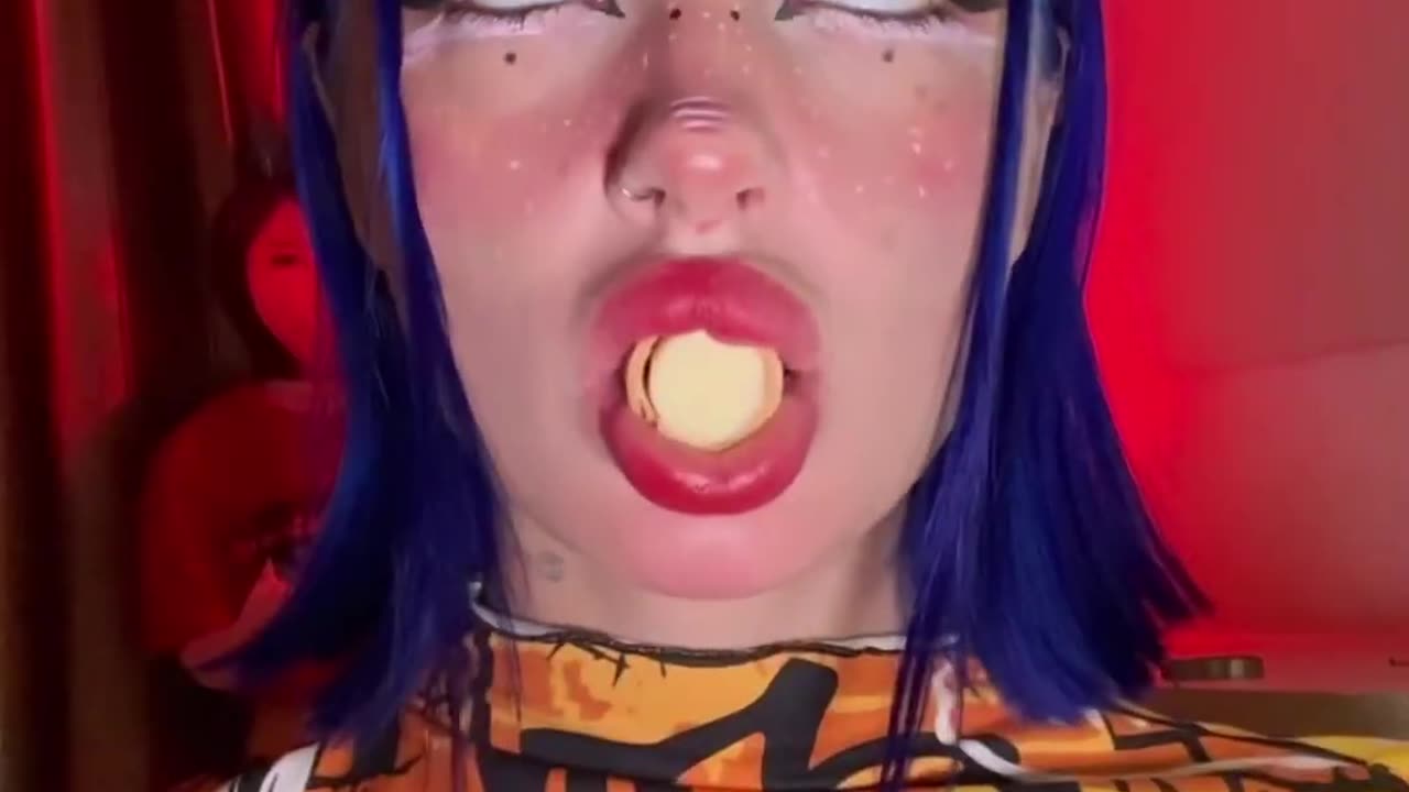 destroy food challenge 💋👅