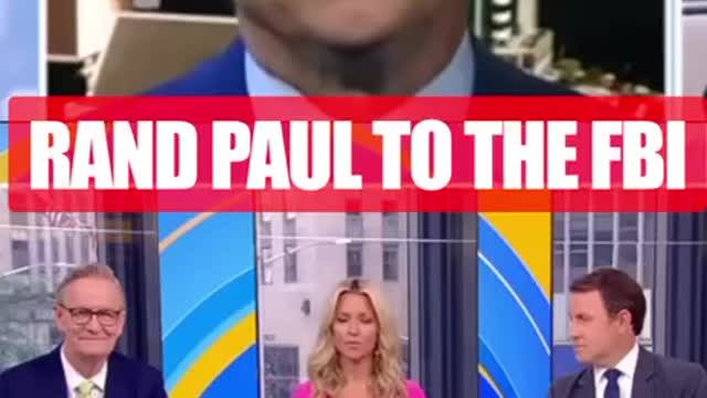 RAND PAUL TO THE FBI