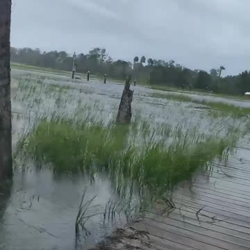 Woman documents excessive flooding from Hurricane Dorian