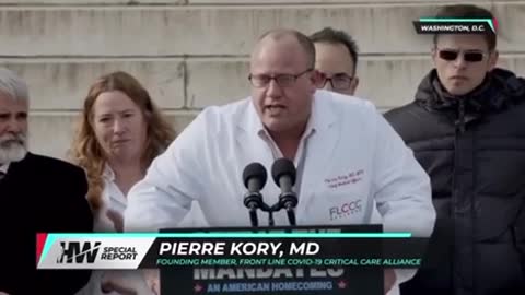 Dr. Pierre Kory at the Defeat The Mandates Rally