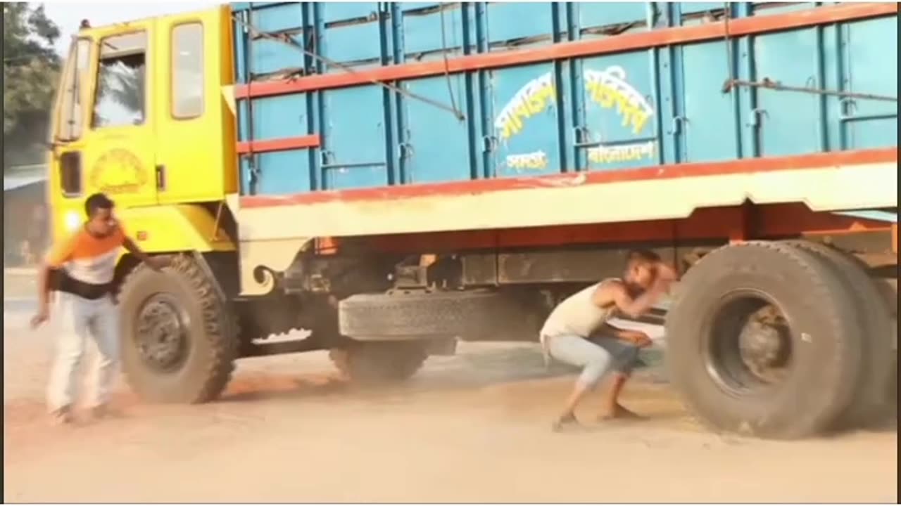 Tire Puncture Prank