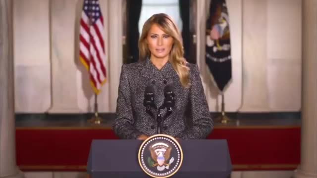 A thank you message from the first lady