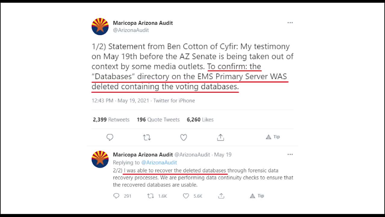 Arizona's voter data in jeopardy media claims!!