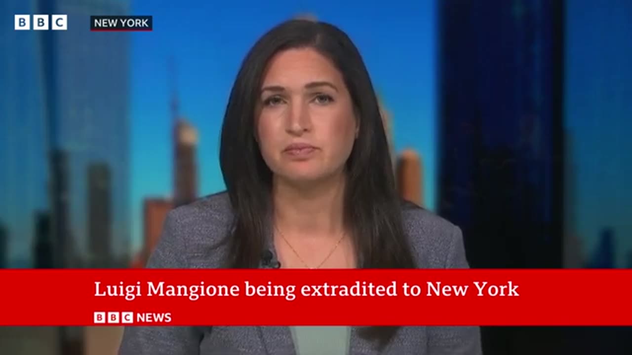 Luigi Mangione being extradited to New York | BBC News