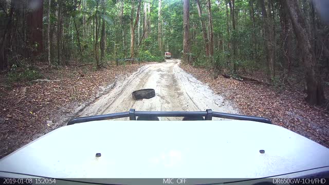 Tourist Bus Loses Tire