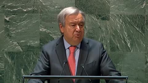 UN chief Antonio Guterres: "Humanity is one miscalculation away from nuclear annihilation."
