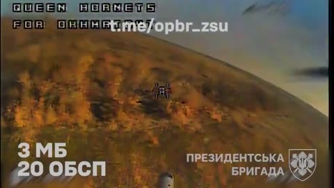 Ukrainians Clearing Russian Positions with Drone-Mounted Machine Guns