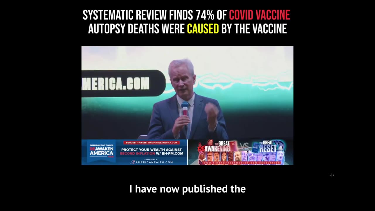 Autopsy study proves COVID vaccines are causing large numbers of deaths.